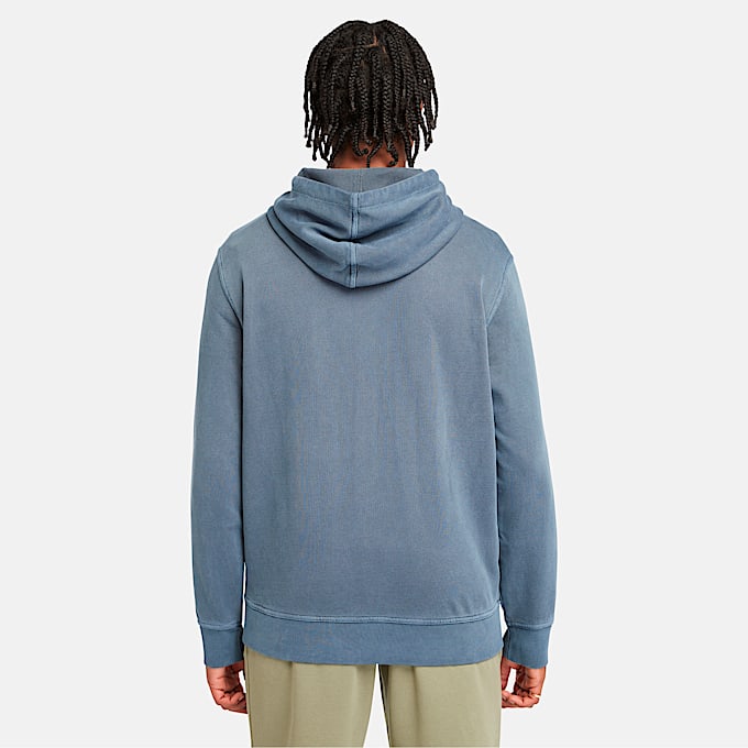 T-shirt teint en pièce pour hommes