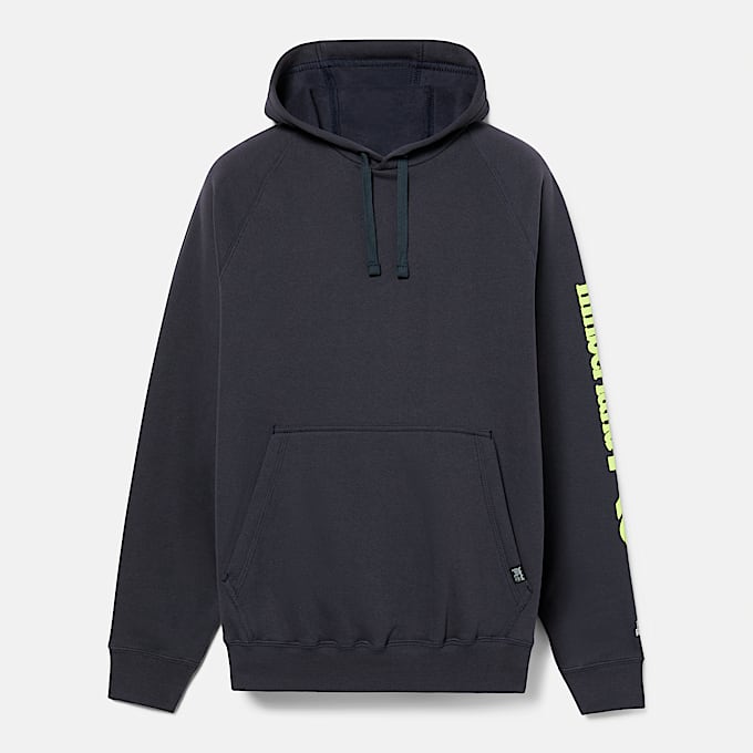 Mens Timberland PRO Hood Honcho Sport Hoodie TBL Dark NavyPRO Yellow ALT10