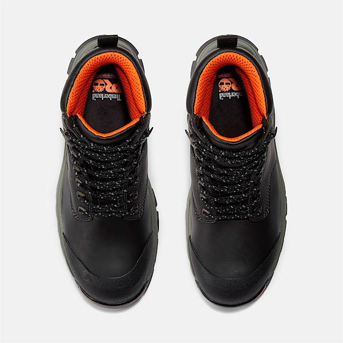 Mens Stockdale 6 Alloy Toe Work Boot TBL Black ALT2