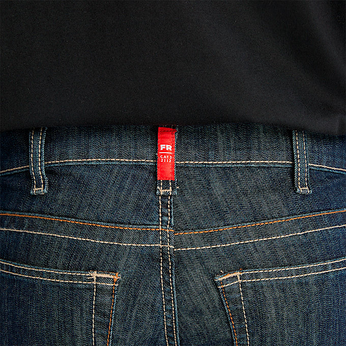 Mens Timberland PRO GritNGrind FlameResistant Flex Denim Work Jeans TBL FlameResistant Dark Wash ALT3