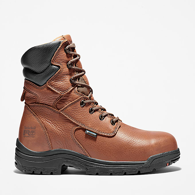Mens TiTAN 8 Alloy Toe Waterproof Work Boot TBL Brown HERO