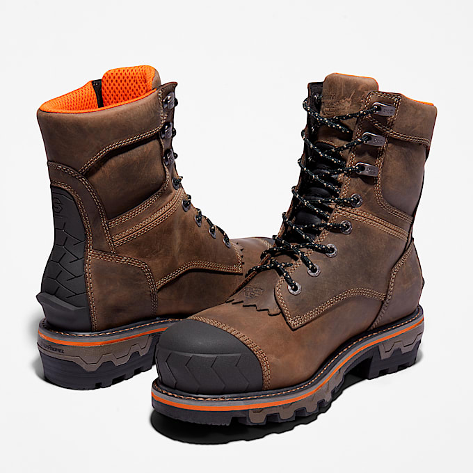 Mens Boondock HD Logger Composite Toe Waterproof Work Boot TBL Turkish Coffee Brown ALT5