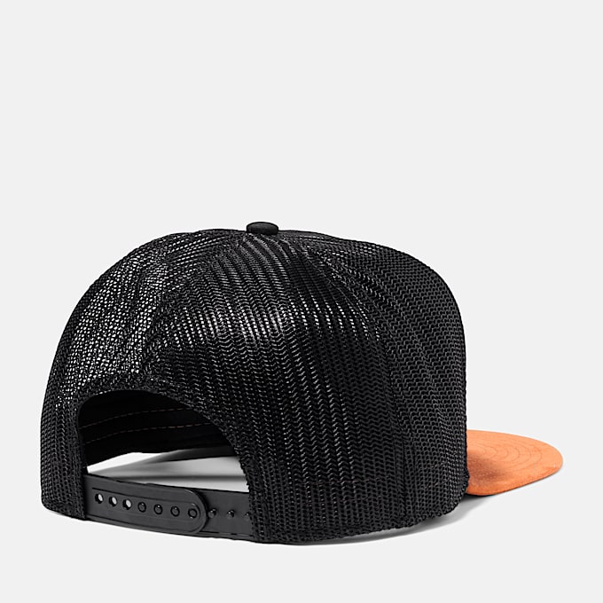 Trucker Hat w/Faux Suede Brim