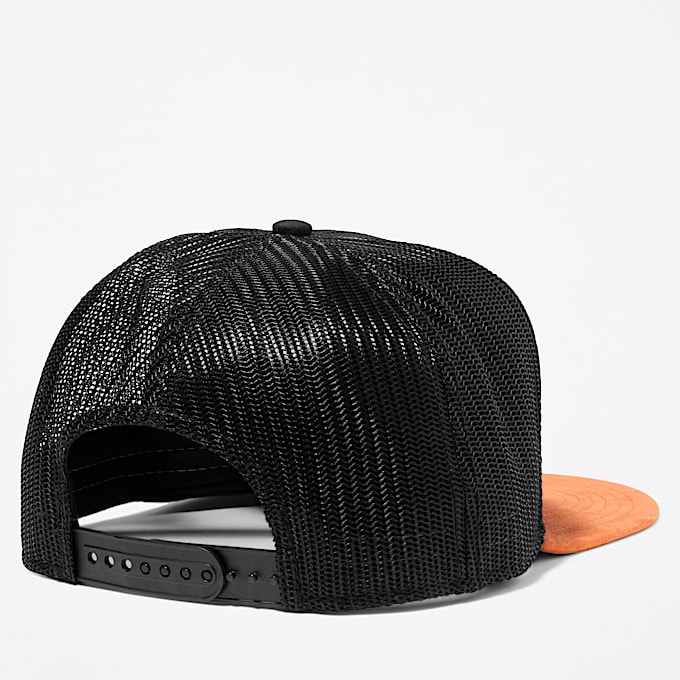 Trucker Hat w/Faux Suede Brim