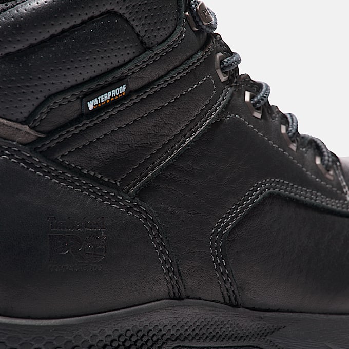 Mens Timberland PRO TiTAN EV 6 Waterproof CompToe Work Boot TBL Black ALT7