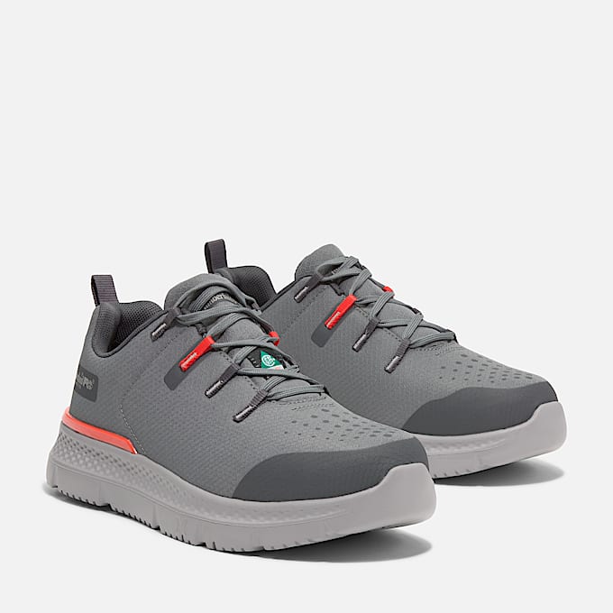 Mens Timberland PRO Intercept SteelToe Work Sneaker TBL Grey ALT4