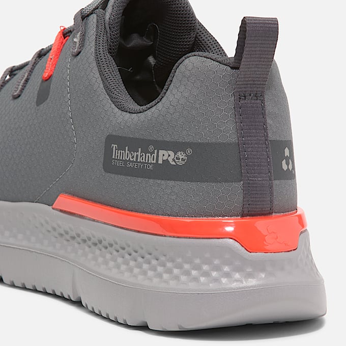 Mens Timberland PRO Intercept SteelToe Work Sneaker TBL Grey ALT7