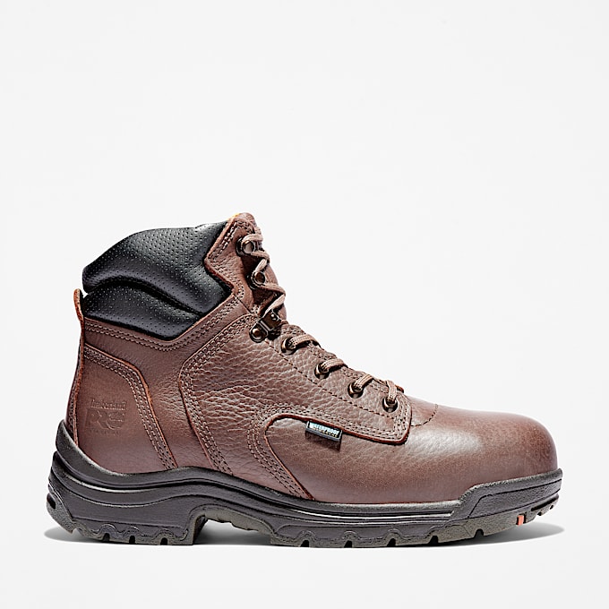 Mens TiTAN 6 Alloy Toe Waterproof Work Boot TBL Brown HERO