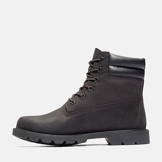 Womens Linden Woods 6Inch Waterproof Boot TBL Black ALT6