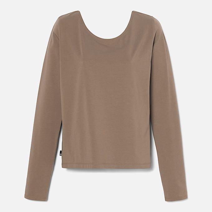 Womens Slim Fit LongSleeve TShirt TBL Chocolate Chip ALT10