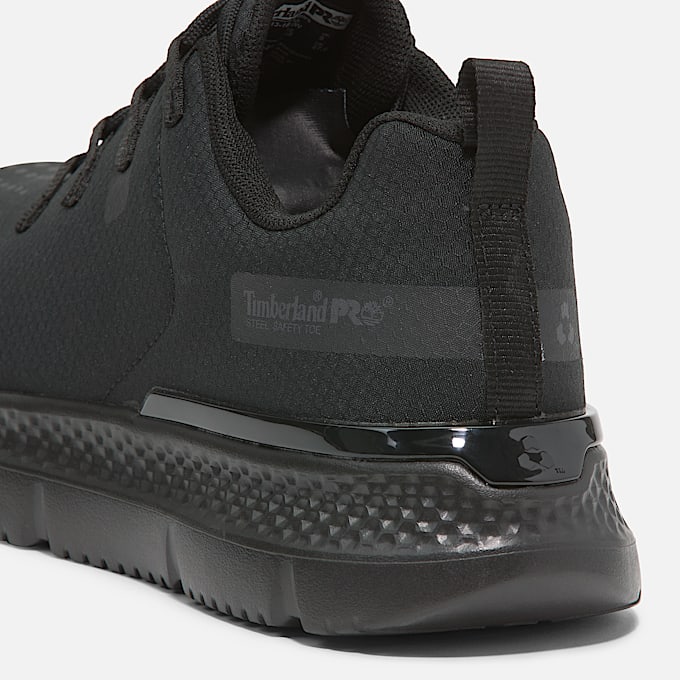 Mens Timberland PRO Intercept SteelToe Work Sneaker TBL Black ALT7