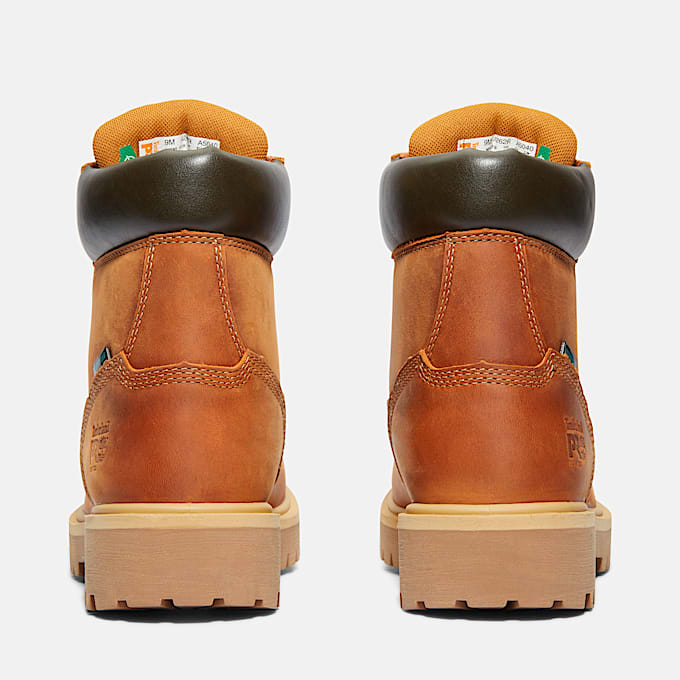 Mens Direct Attach 6 Soft Toe Waterproof Work Boot TBL BrownMarigold ALT5