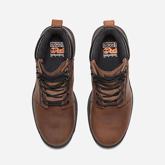 Mens Timberland PRO Montauk 6 Steel Toe Work Boot TBL Brown ALT2