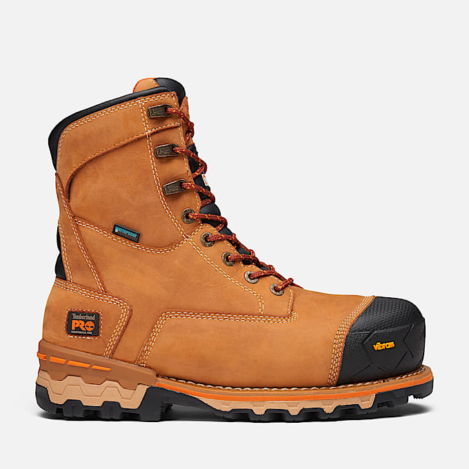 Mens Boondock 8 Composite Toe Waterproof Insulated Work Boot TBL Wheat HERO