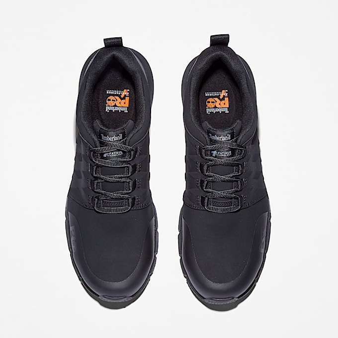 Mens Radius Composite Toe Work Sneaker TBL Black ALT2