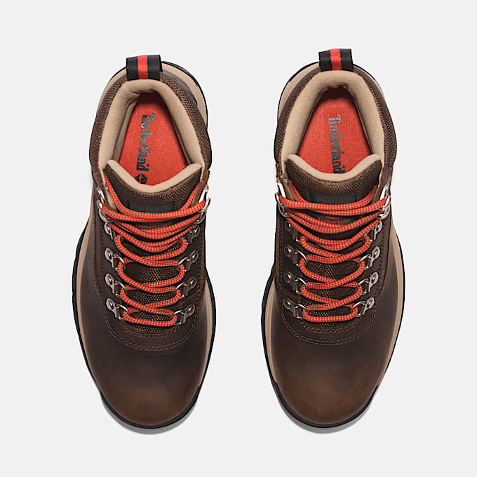 Womens White Ledge Waterproof Hiking Boot TBL Chocolate Brown ALT2