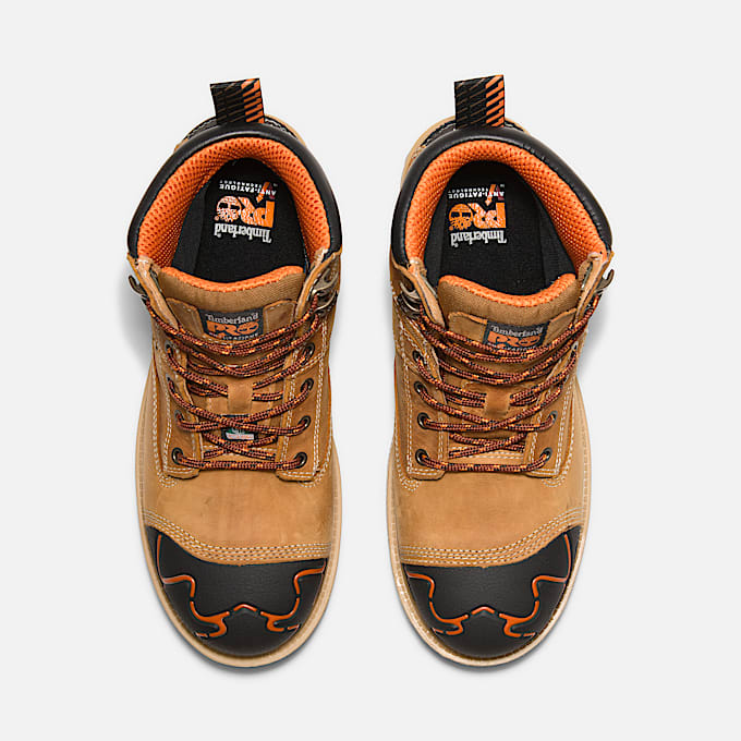 Mens Magnitude 6Inch Waterproof CompToe Work Boot TBL Magnitude Wheat ALT2