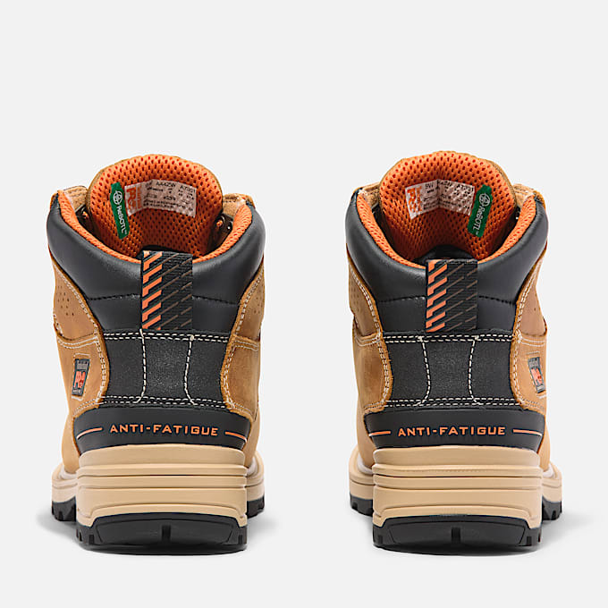 Mens Magnitude 6Inch Waterproof CompToe Work Boot TBL Magnitude Wheat ALT5