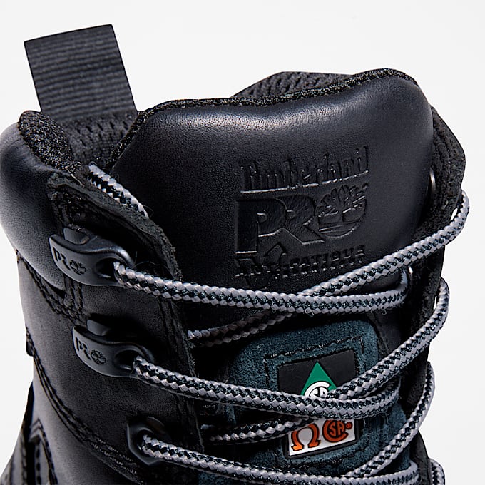 Womens Timberland PRO Endurance HD 8 Waterproof Insulated CompToe Work Boot TBL Black ALT6