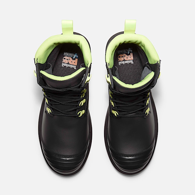 Mens Timberland PRO Grissom 8 Composite Toe Work Boot TBL Black FullGrain ALT2