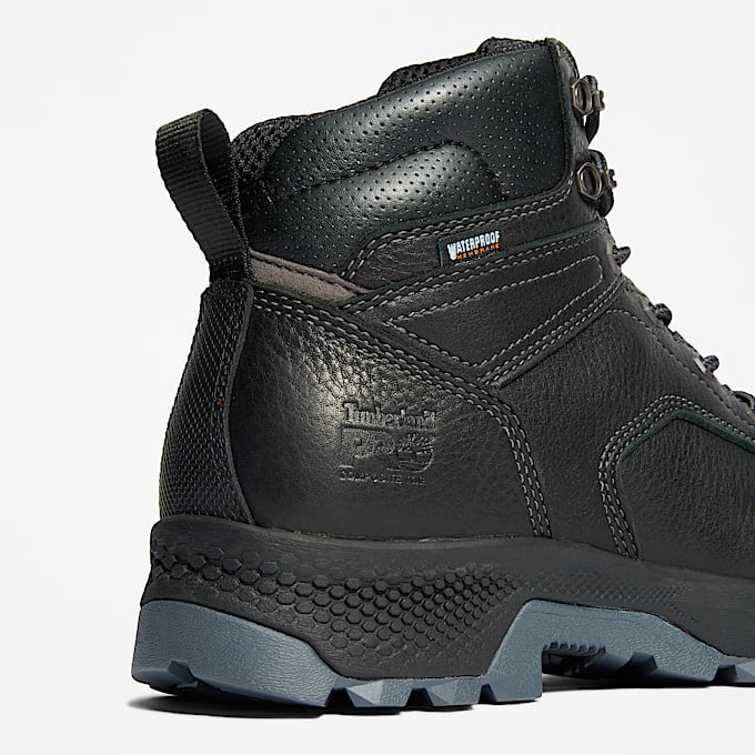 Mens Timberland PRO TiTAN EV 6 Waterproof CompToe Work Boot TBL Black ALT7