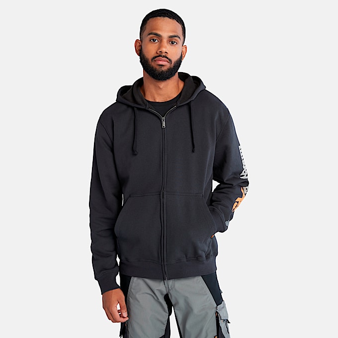 Hoodie para hombre Hood Honcho Sport con cierre completo TBL Negro HERO