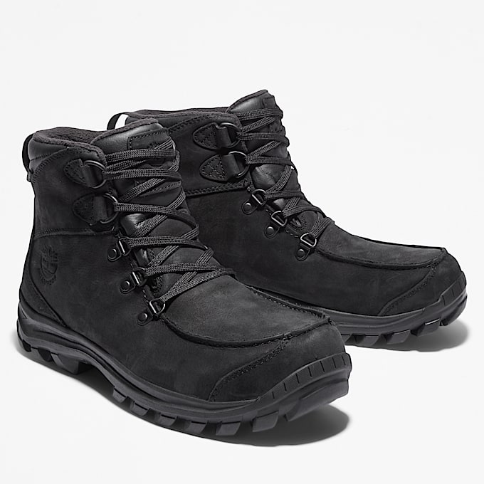 Botas Hiking Chillberg Waterproof para hombre TBL Nobuck negro ALT4