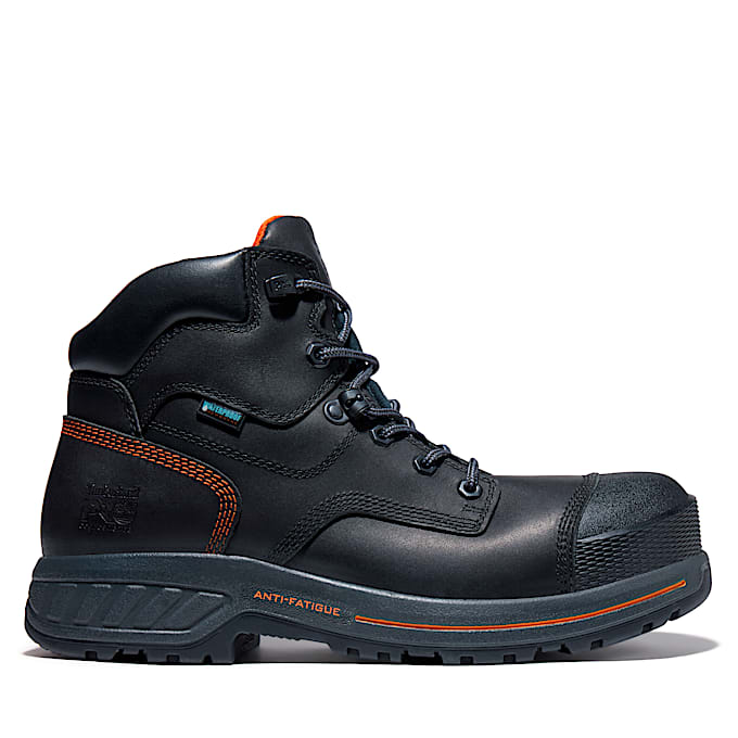 Botte impermable Timberland PRO Endurance HD 6Inch  embout en composite pour hommes TBL Cuir noir HERO