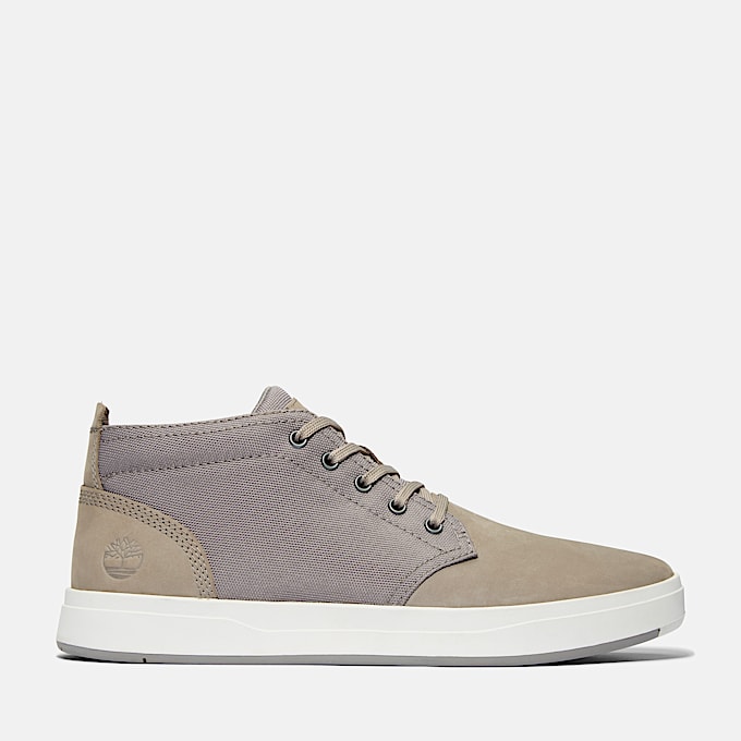 Chukka Davis Square pour hommes TBL Nubuck gris moyen HERO