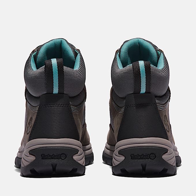 Womens White Ledge Waterproof Hiking Boot TBL Medium Grey FullGrain ALT5