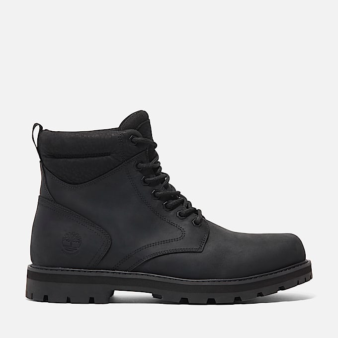 Mens Britton Road Mid LaceUp Waterproof Boot TBL Black FullGrain HERO
