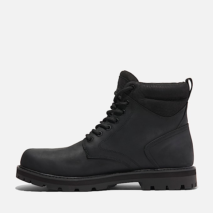Mens Britton Road Mid LaceUp Waterproof Boot TBL Black FullGrain ALT6