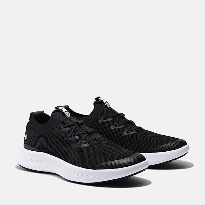 Sneakers de trabajo Solace SlipOn para mujer TBL NegroBlanco ALT4