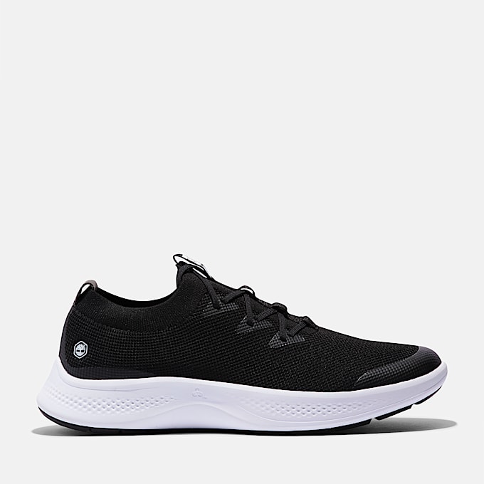 Sneakers de trabajo Solace SlipOn para mujer TBL NegroBlanco HERO