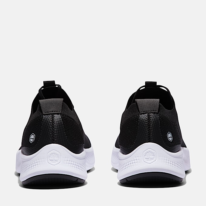 Sneakers de trabajo Solace SlipOn para mujer TBL NegroBlanco ALT5