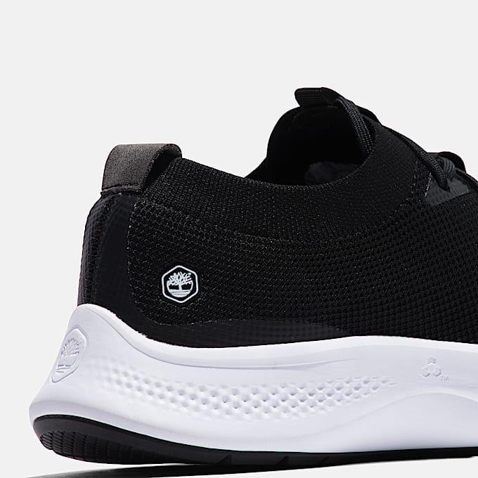 Sneakers de trabajo Solace SlipOn para mujer TBL NegroBlanco ALT7