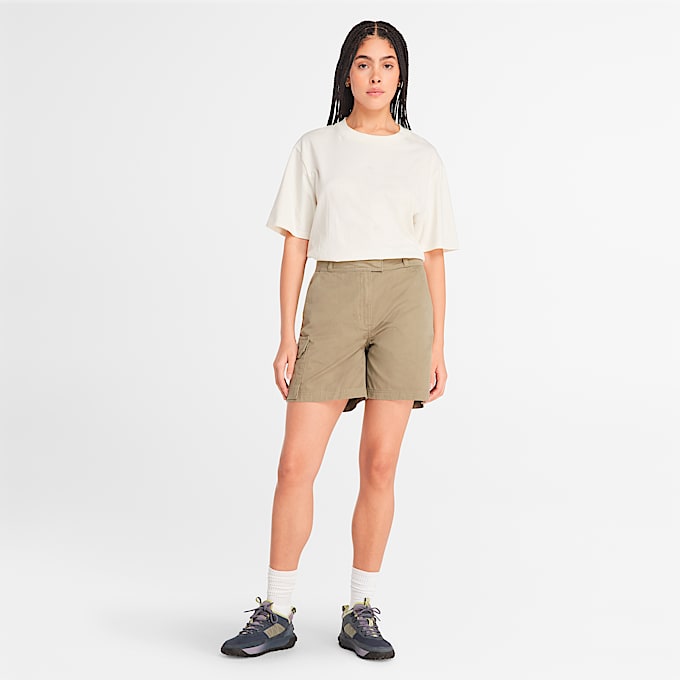 Short cargo Brookline tout usage pour femmes TBL Brun de Cassel ALT1