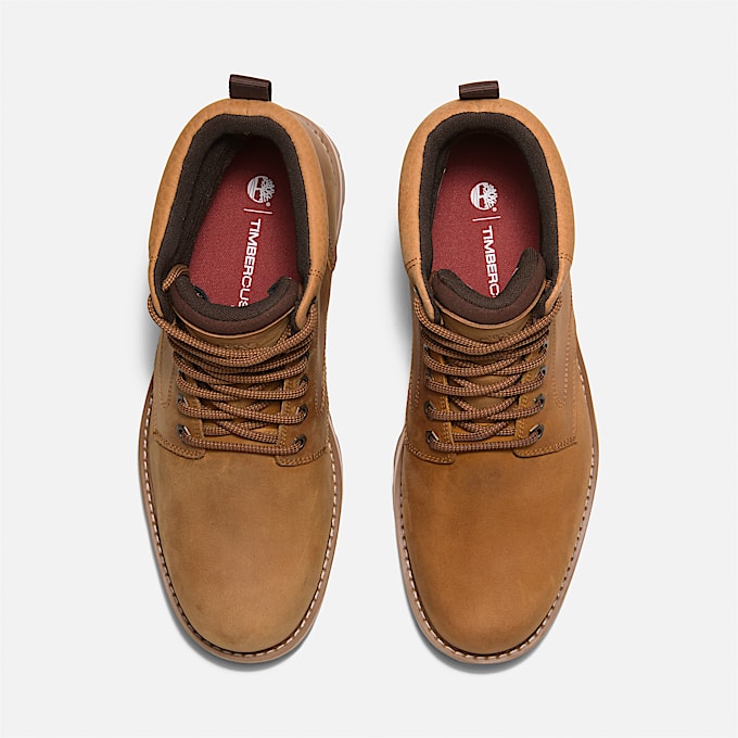 Botte lace impermable Britton Road  tige mihaute pour hommes TBL Cuir pleine fleur bl ALT2