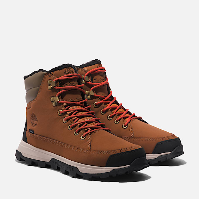 Mens Treeline Waterproof Boot TBL Rust Leather ALT4