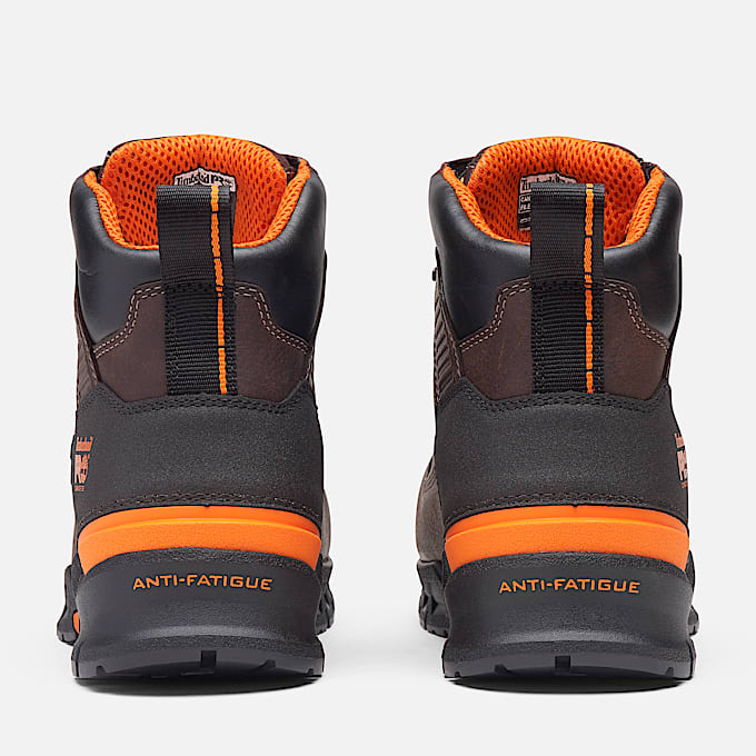 Mens Timberland PRO Endurance EV 6 Waterproof CompToe Work Boot TBL Brown Coffee ALT5