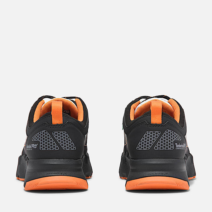 Chaussure de travail Timberland PRO Powertrain EV embout en composite pour hommes TBL NoirGris ALT5