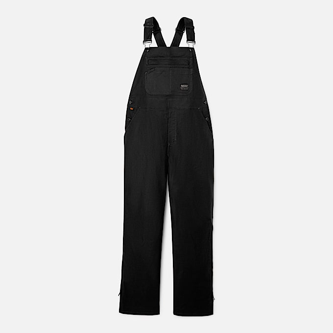Womens Timberland PRO GritFlex Canvas Bib Overall TBL Black ALT10