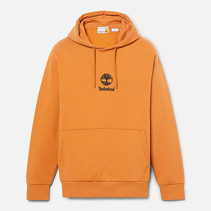 Small Logo Print Hoodie Sweatshirt TBL Wheat ALT10