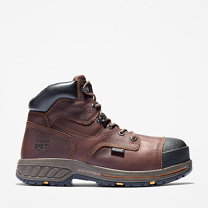 Botas de trabajo Timberland PRO Helix HD Met Guard CompToe para hombre TBL Marrn HERO
