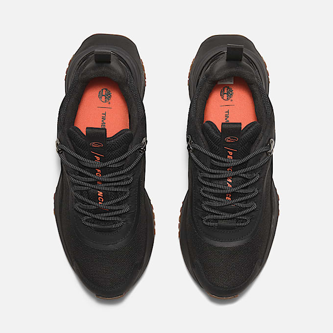 Womens Motion Access Waterproof Sneaker TBL Black Mesh ALT2