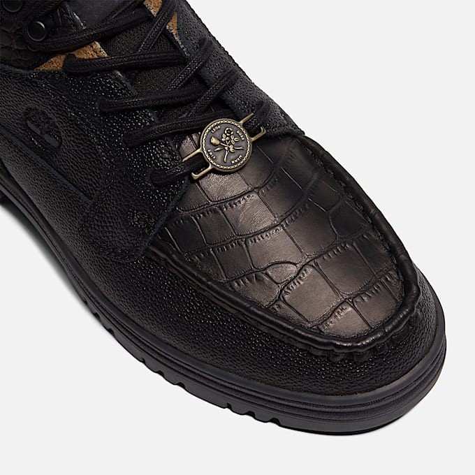 Zapato de hombre Timberland® x Aimé Leon Dore de media altura con cordones y punta moc con membrana Gore-Tex