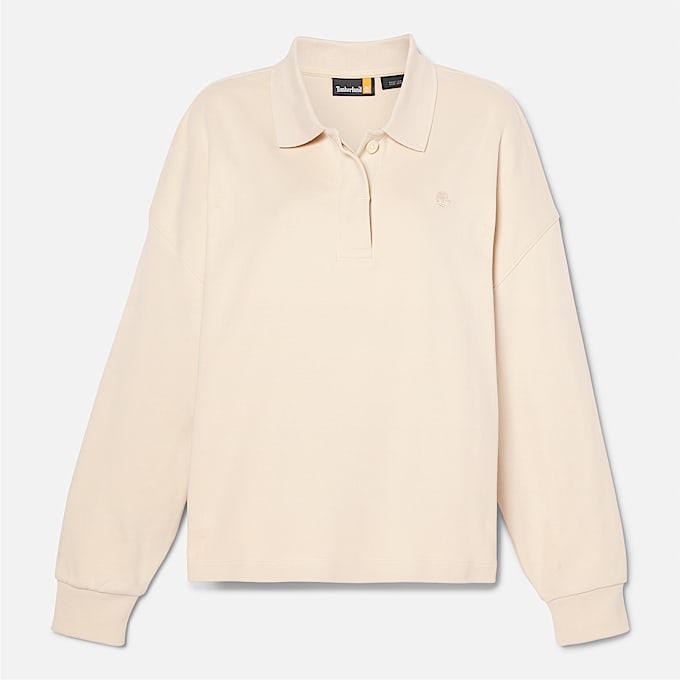 Womens Lush Polo Sweatshirt TBL Angora ALT10