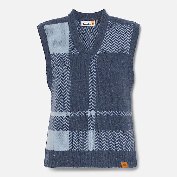 Womens Wool Blend Vest TBL Light Blue ALT10