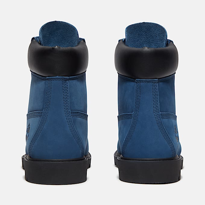 Mens Timberland Classic 6Inch Waterproof Boot TBL Dark Blue Nubuck ALT5