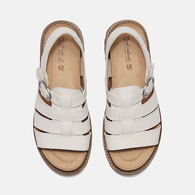 Womens Clairemont Way Fisherman Sandal TBL OffWhite Nubuck ALT2